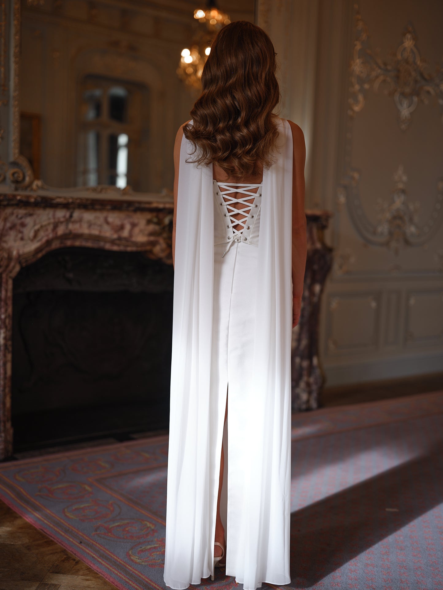 PENELOPE DOUBLE SATIN GOWN